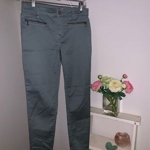 Love, Fire Shiny Teal Skinny Pants- 9 (EUC)